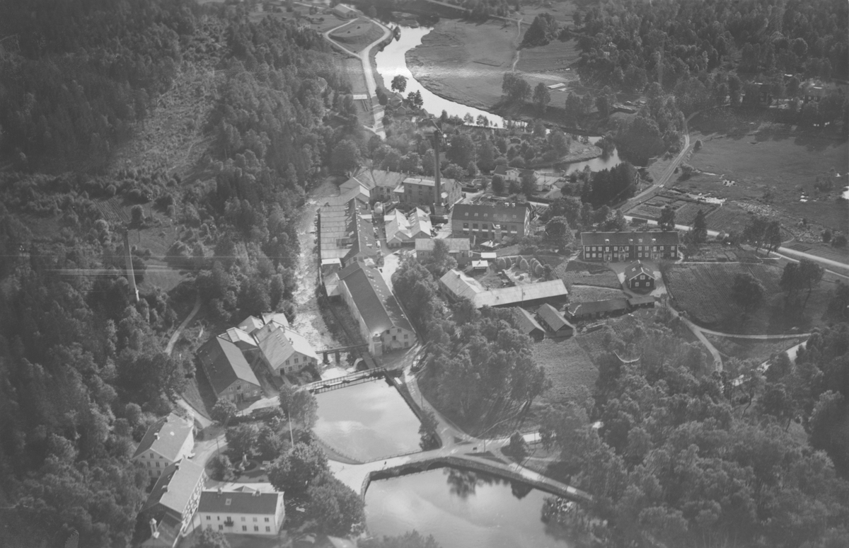 Flygbild över Rydboholm. Tagen i början av 1900-talet.