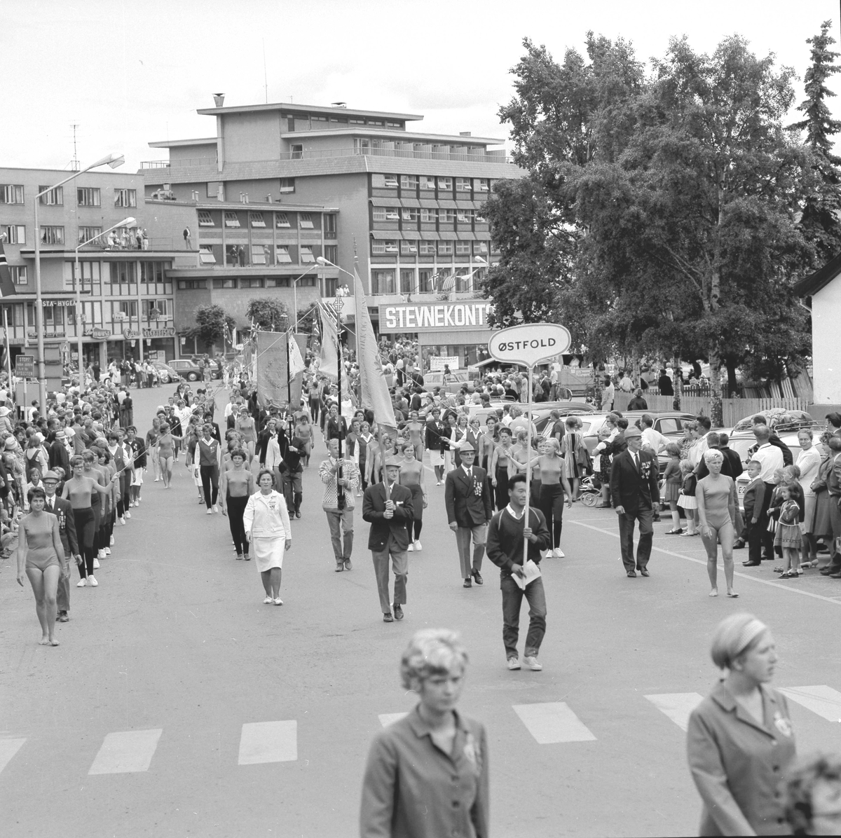 Fra Landsturnstevne på Gjøvik i 1966