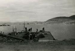 Dampskipskaia i Hammerfest er ødelagt