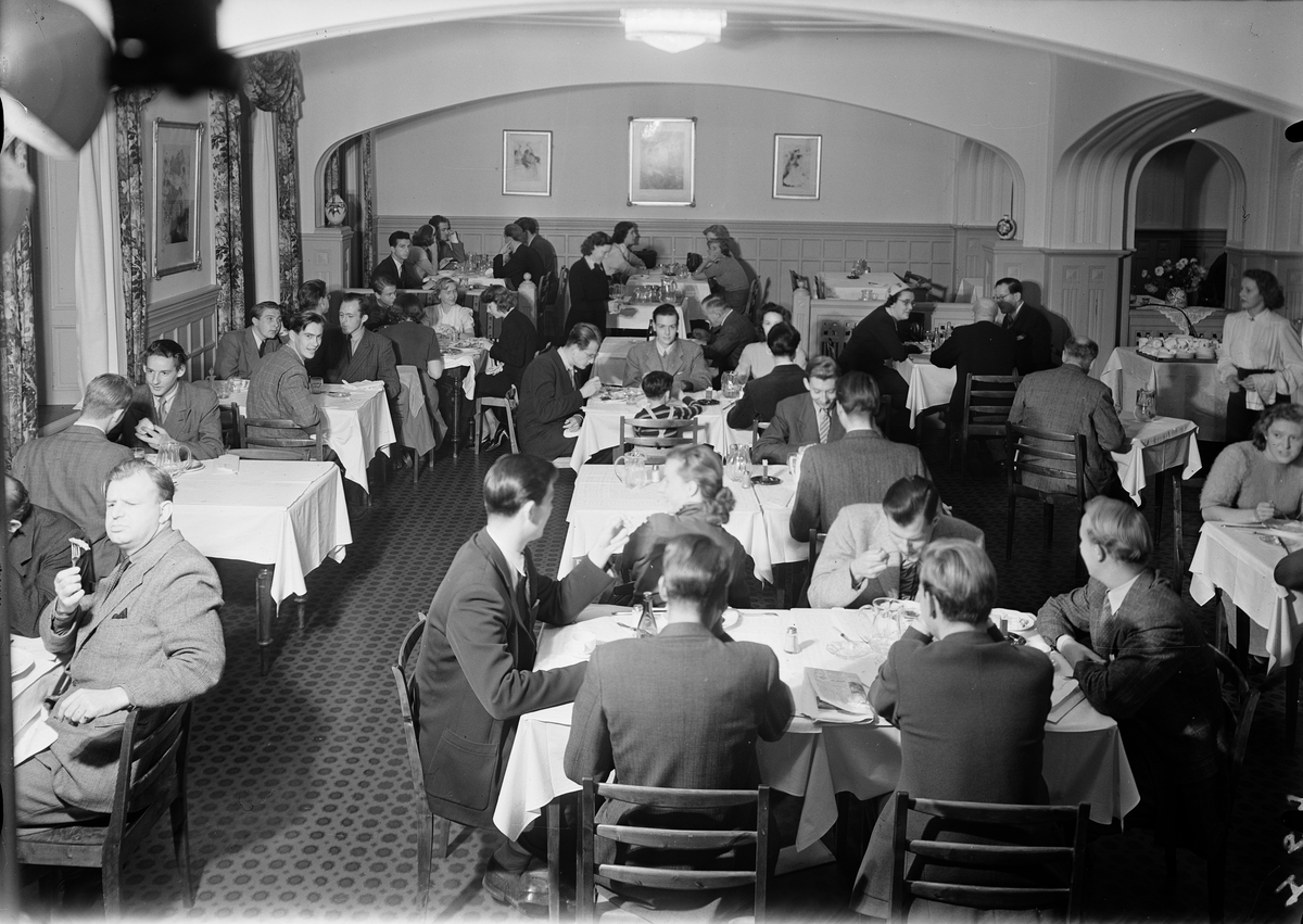 Restaurang Gillet, Uppsala 1949