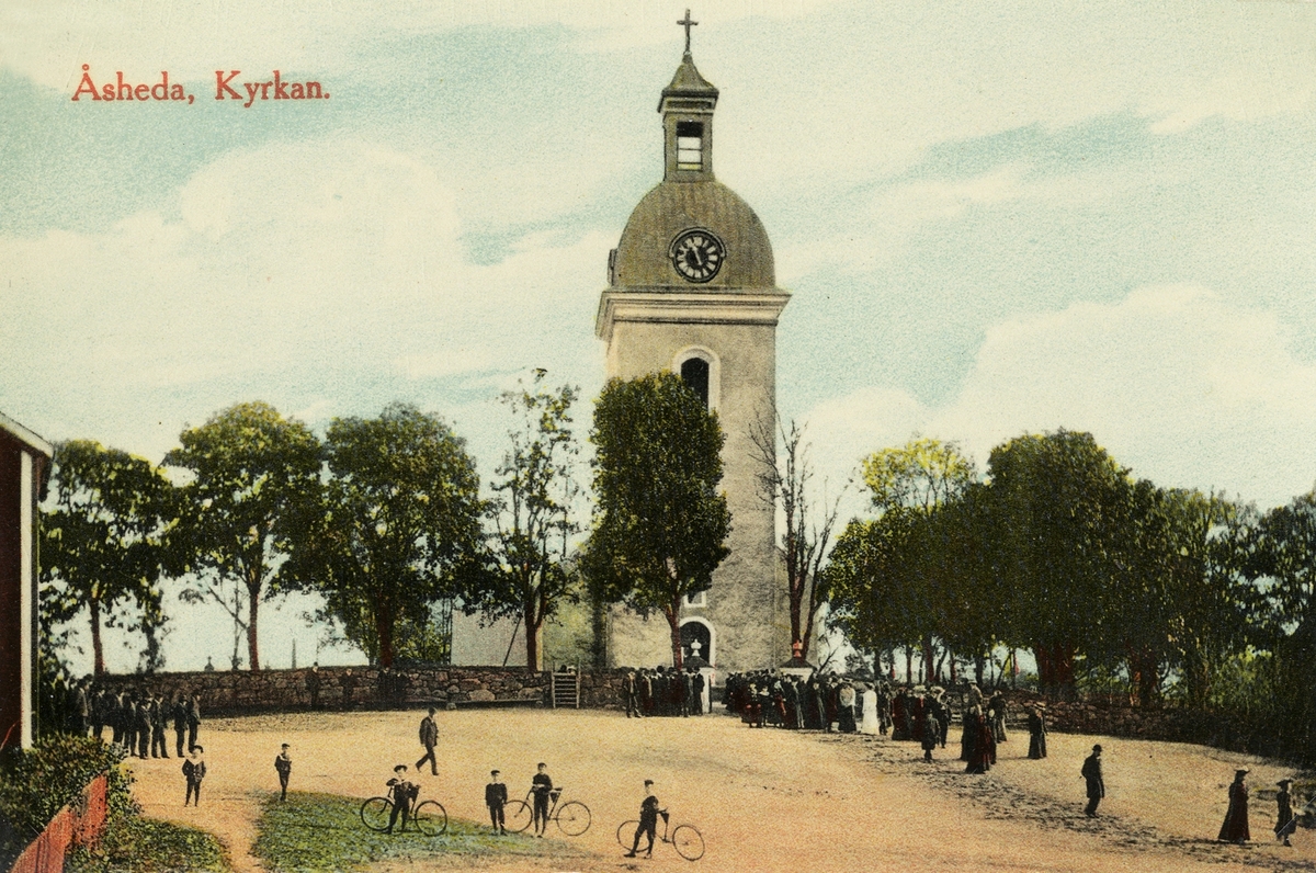 Åseda kyrka, 1910.