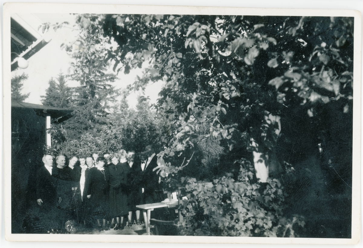 Begravningsdag för Hilda, Ekeby by, Uppland 1949