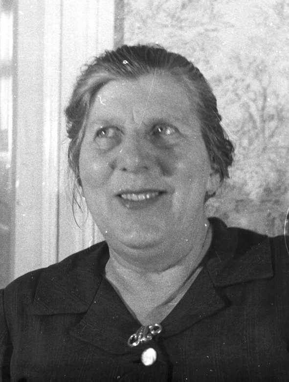 Lisen Andersson i Grimsås år 1950.
