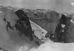 Utsikt fra Adamsfoss 1919.