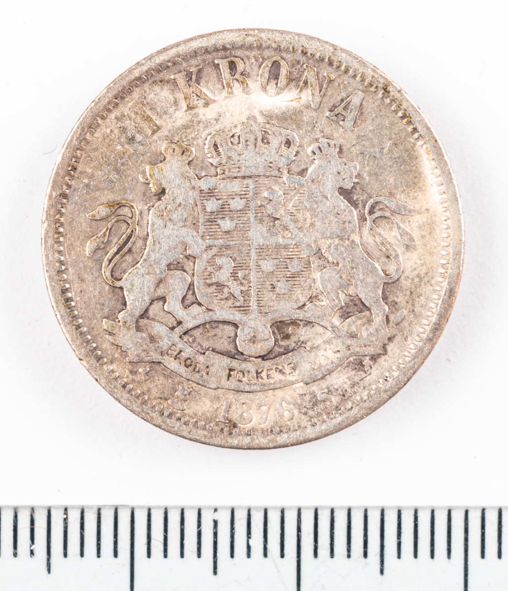 Mynt, Sverige, 1 krona, 18