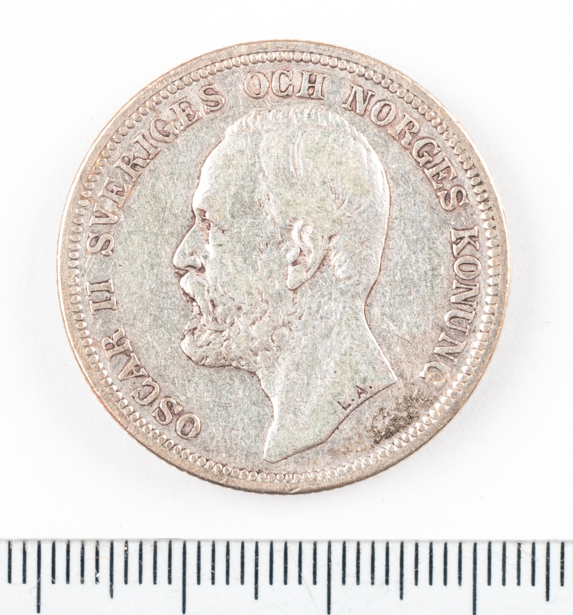 Mynt, Sverige, 2 kronor, 1903.
