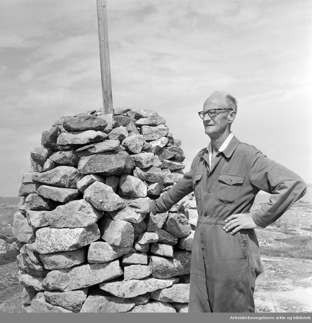 Johan Borgen. Akerøya. Juli 1966.