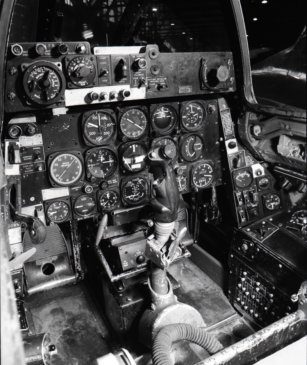 Cockpit Republic F-84 Thunderjet.