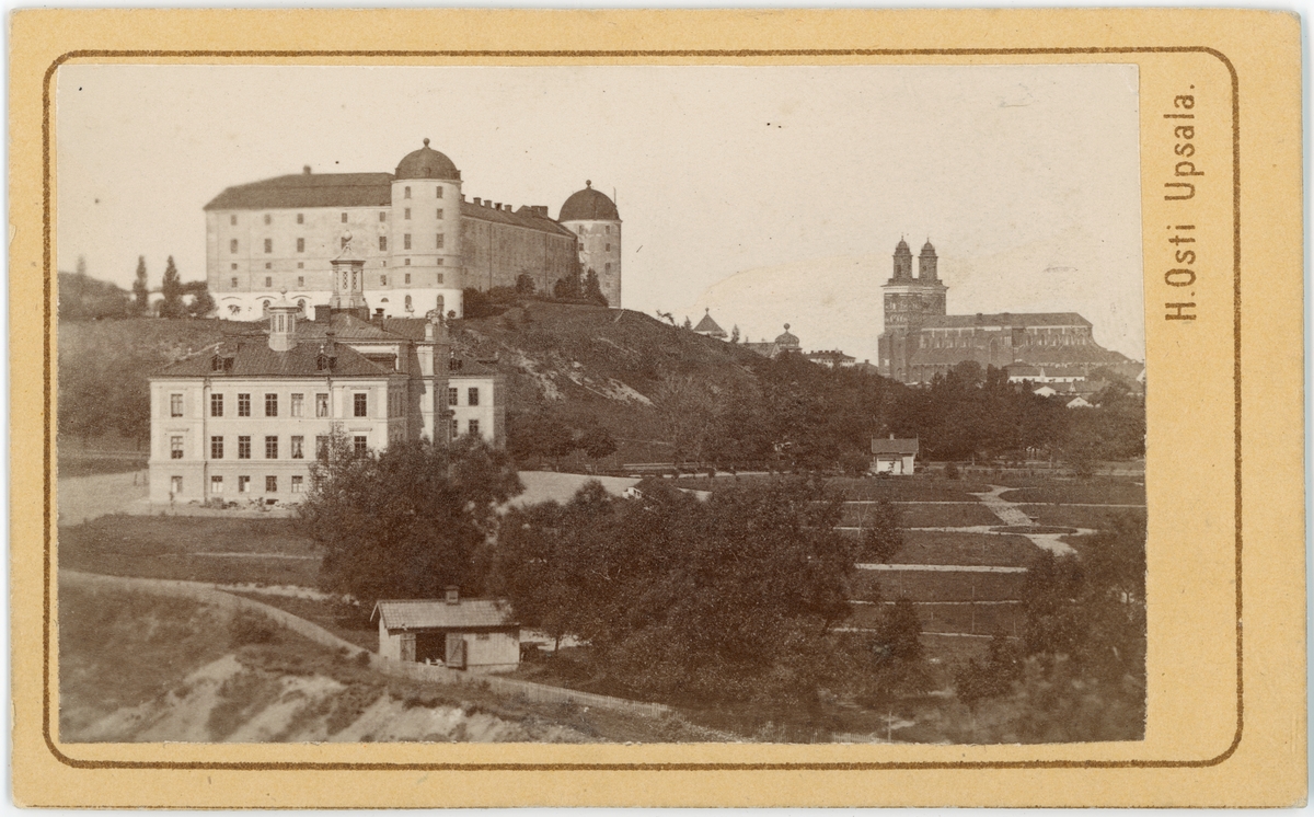 Kabinettsfotografi - stadsvy, 1870-tal