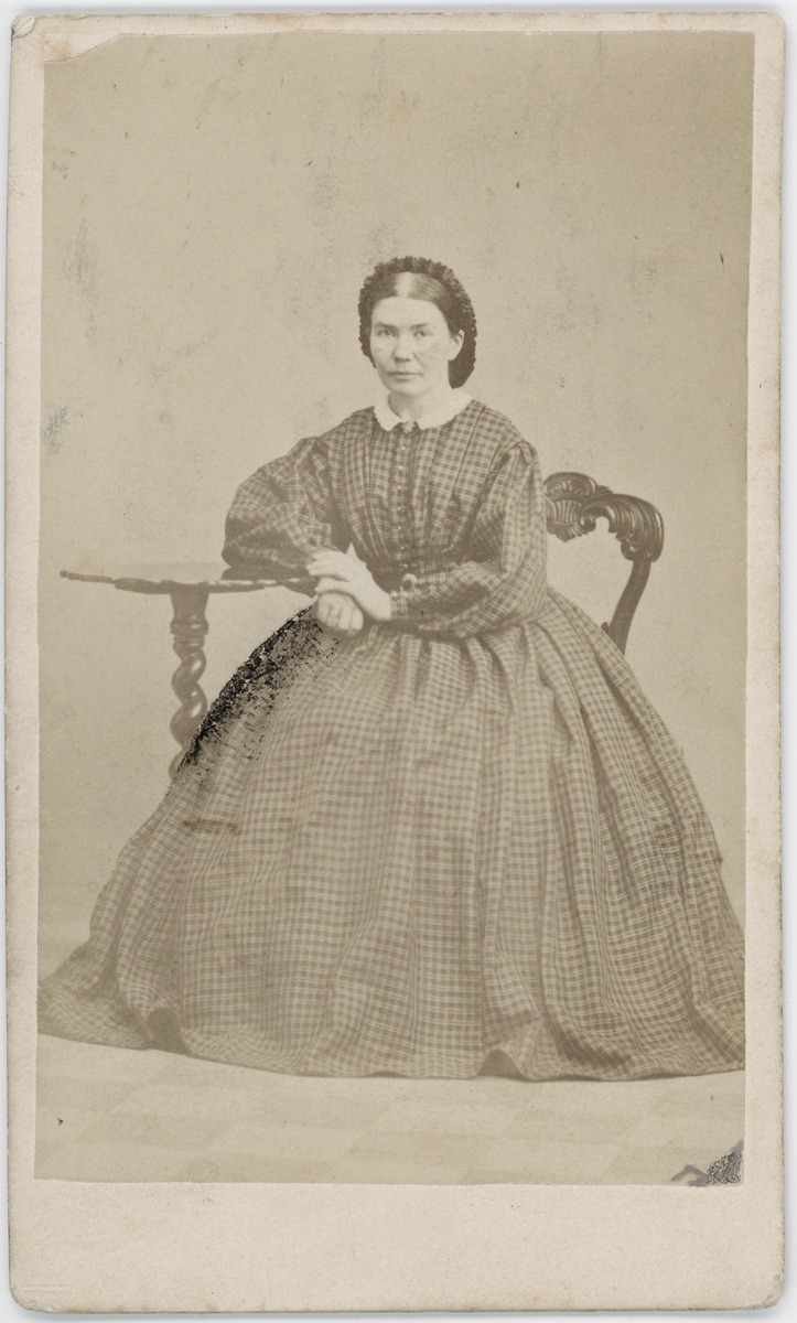 Kabinettsfotografi - Maria Ling, Uppsala 1863