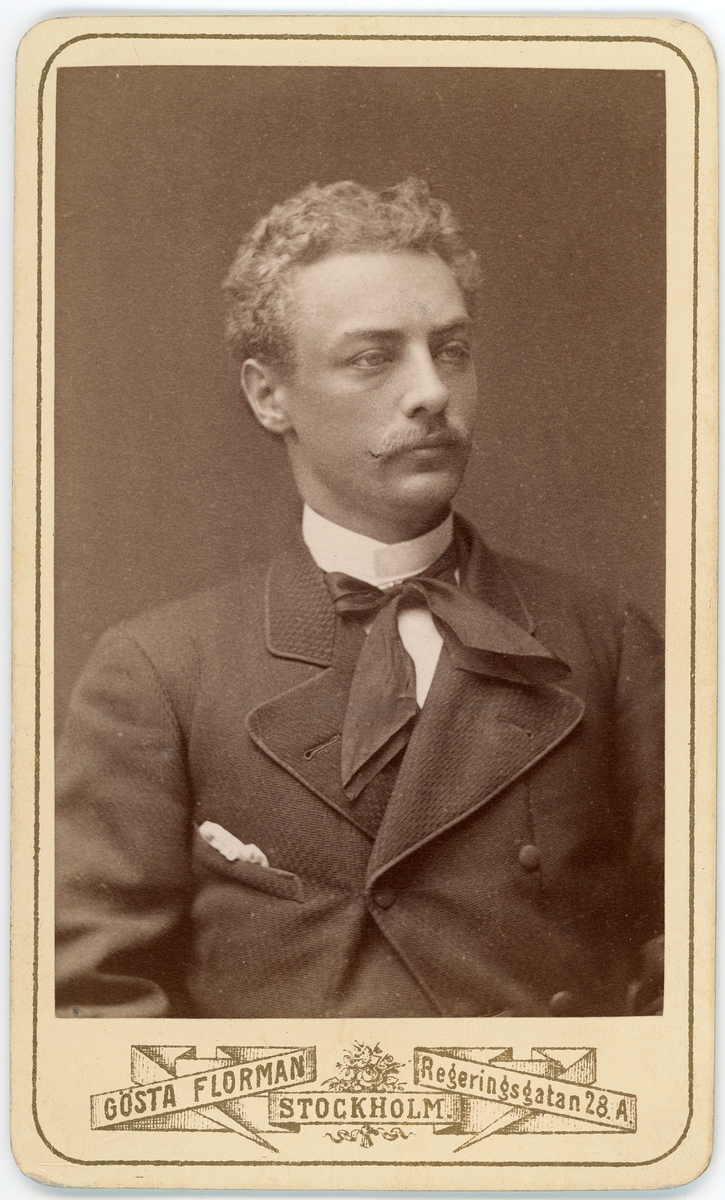 Kabinettsfotografi - Georg Klämmes, Stockholm 1875