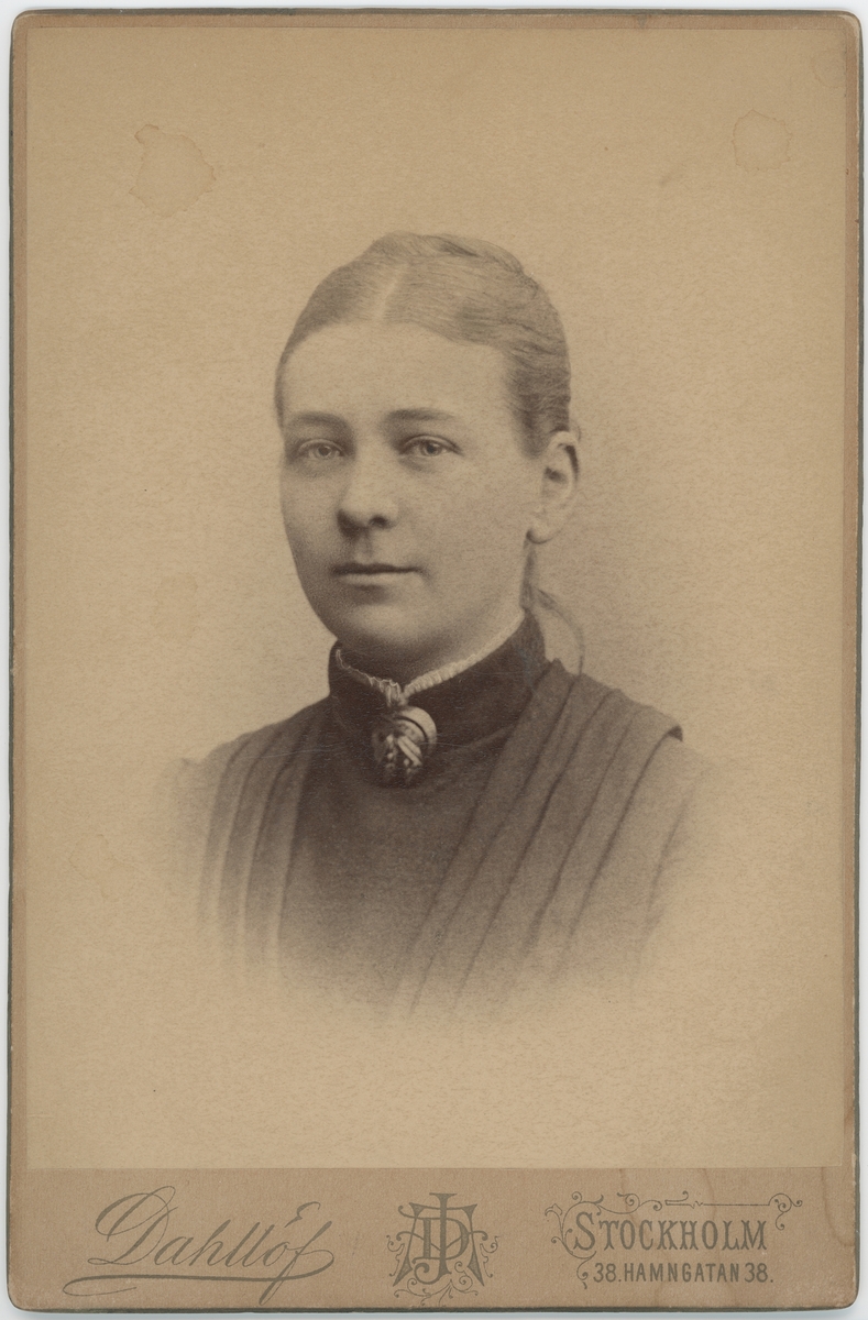 Kabinettsfotografi - Anna Rydin, Stockholm 1880-tal - Upplandsmuseet ...
