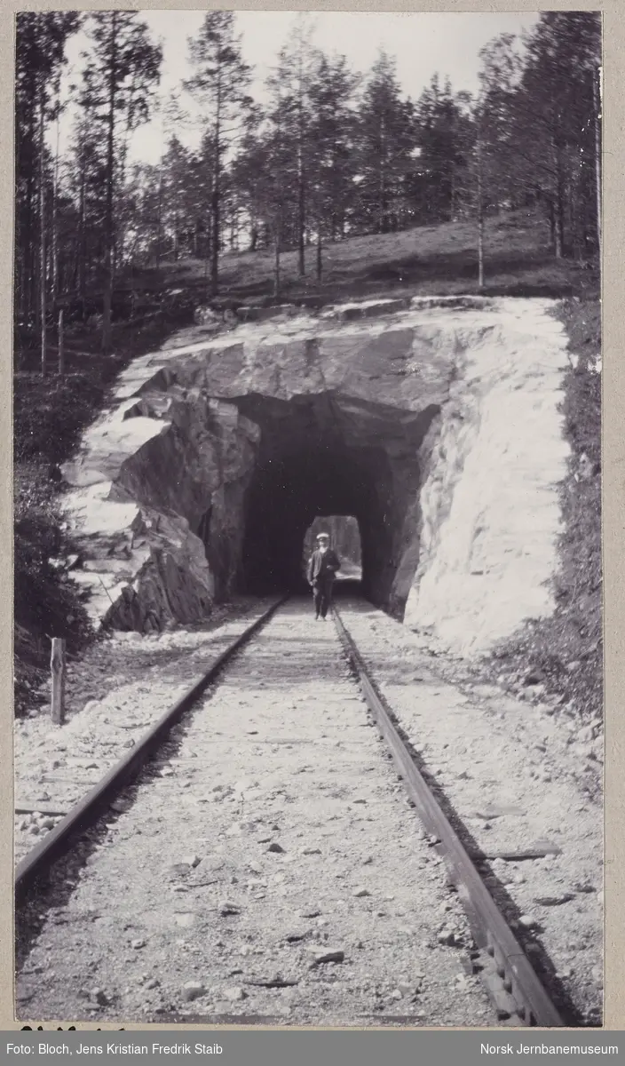 Mælebråten tunnel mellom Austvoll og Kolsrud på Bergensbanen