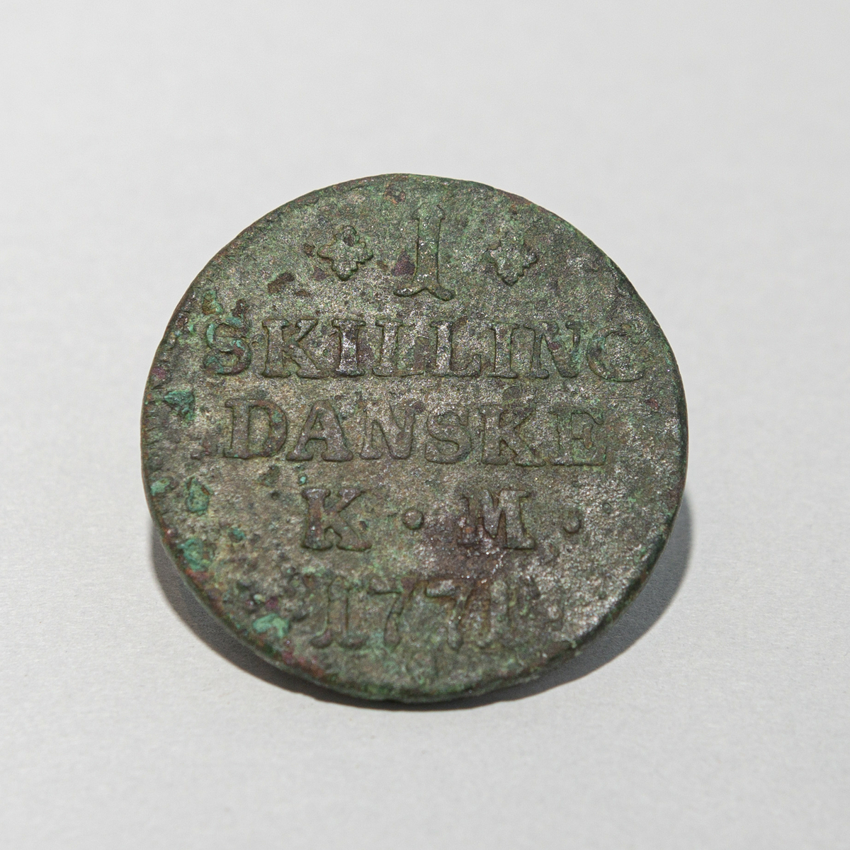 1 skilling, dansk mynt