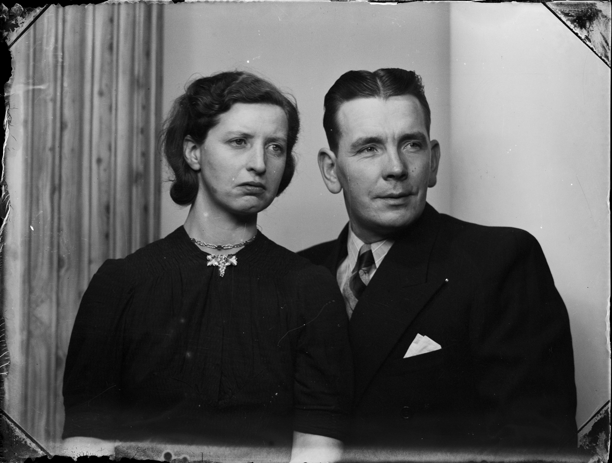 Arthur Andersson med fru, Östhammar, Uppland