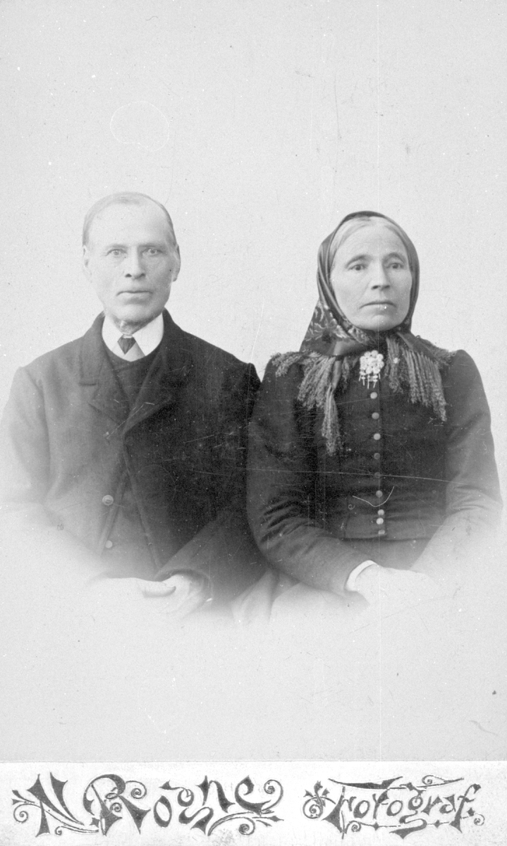 Tollef Andersen Rognås og 1. kone Sigrid.