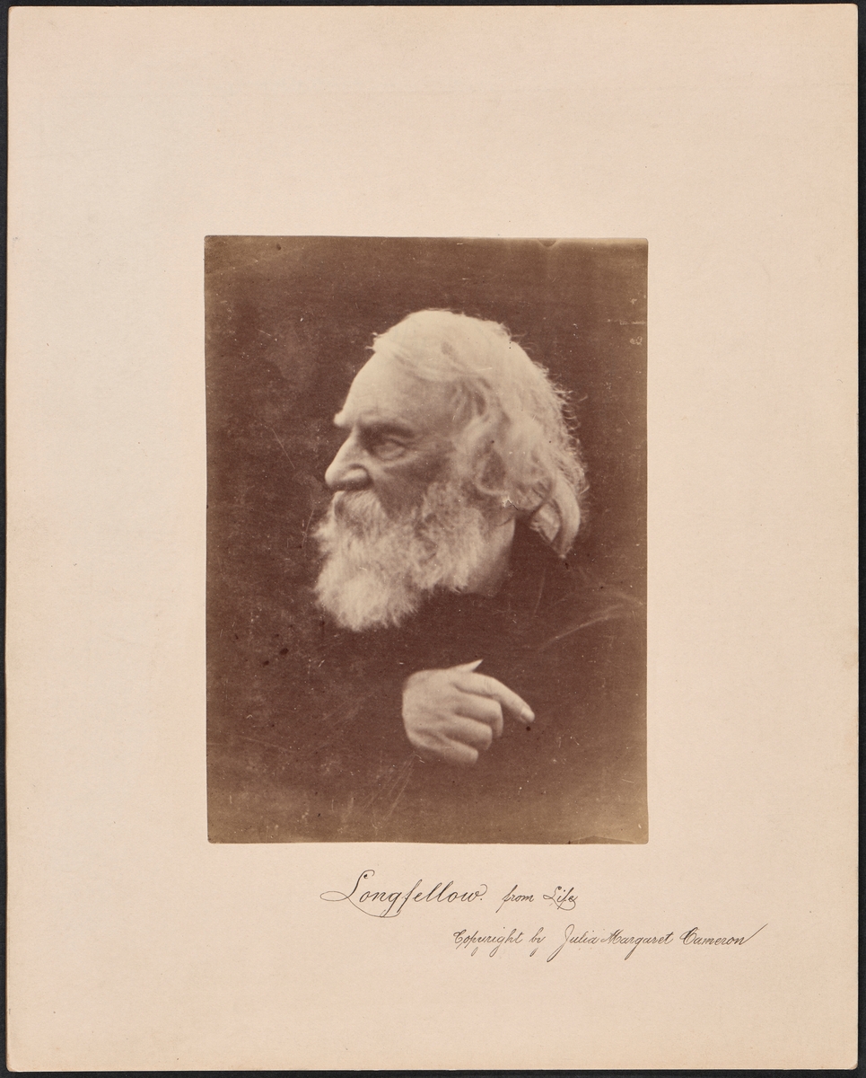 Henry Wadsworth Longfellow  i profil.