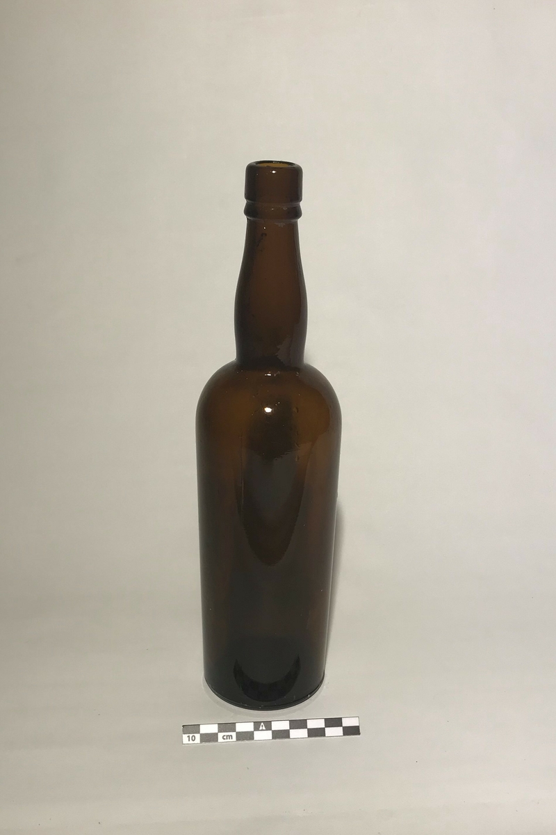 Brun glassflaske 