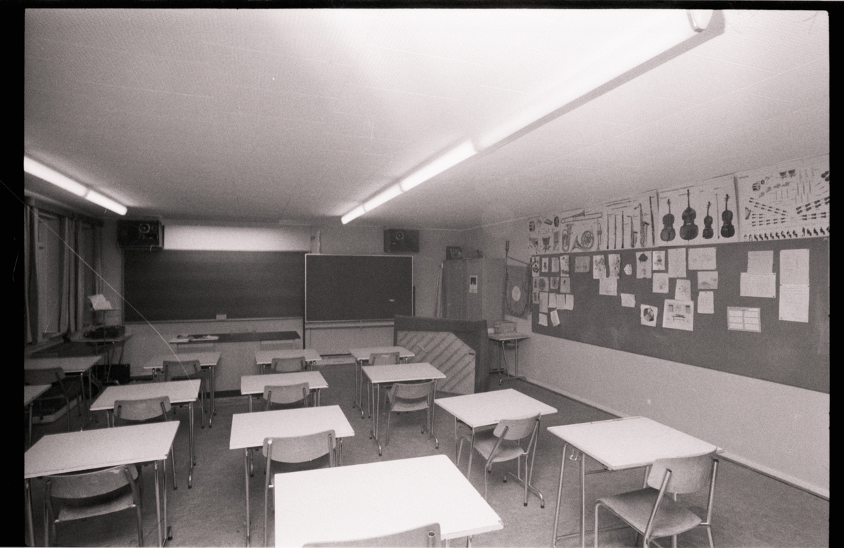Klasserom på Ramsund skole.