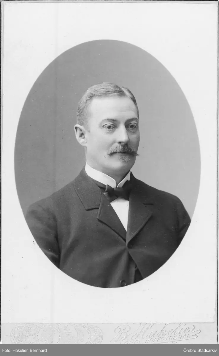 Grosshandlanden Carl Gustaf Lindmark , 1900 ca - Örebro Stadsarkiv ...