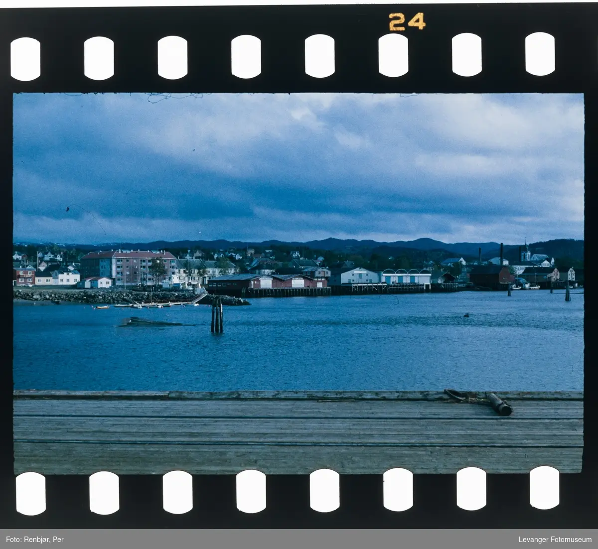 Levanger havneområdet.