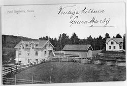 Postkort stemplet 31/12-1909 med påsksrift: "Hotel Breidabli