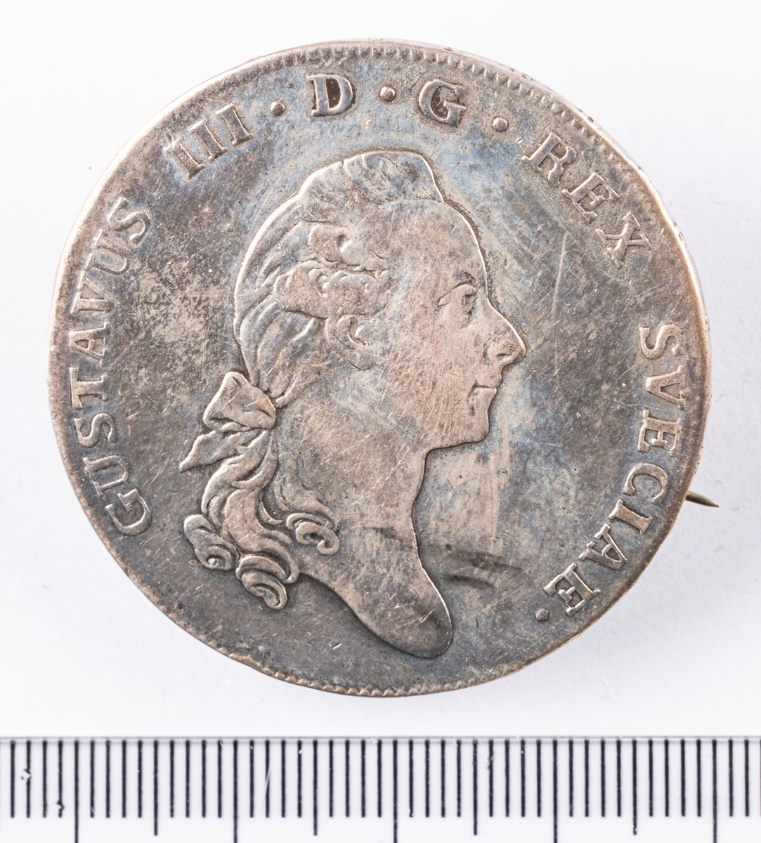 Mynt, Sverige, 1 riksdaler, 3 daler s.m, 1776.