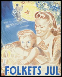 Folkets jul. 1950. Utgitt av Norsk Folkehjelp. Usignert fors