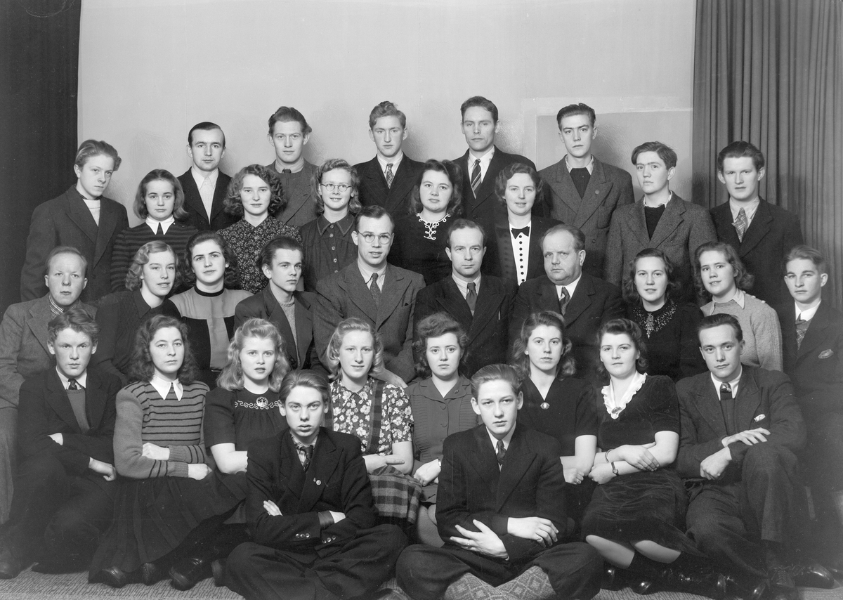 Granum & Eftedal Handelsskole, Klasse B 1946-1947