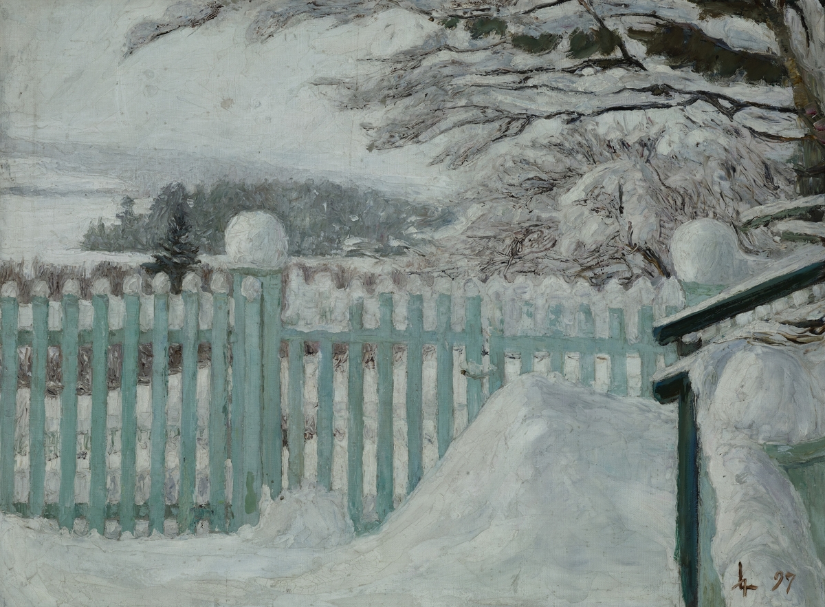 Vinter i Solør [Maleri]