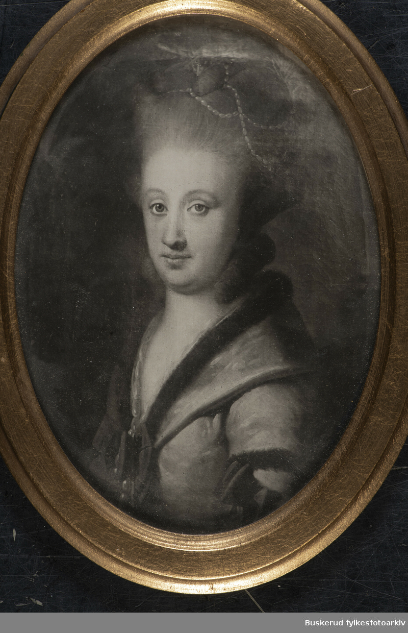 Johanna Margrethe Boll (f. Thorup) PROVENIENS Ask gods, Ringerike Familien Gram 1780. Gift med Peter Georg Boll