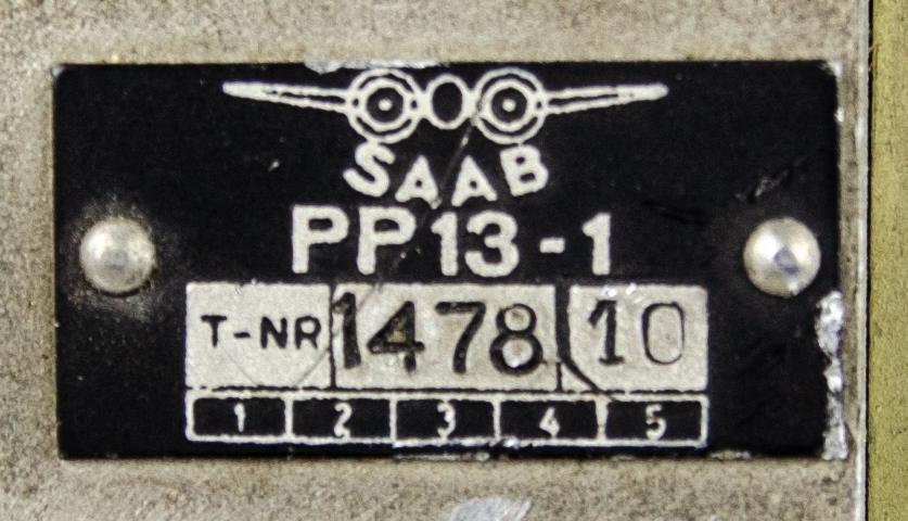 Fällmekanism BB 2-2, tillhörandes flygplanstyp SAAB 29 Tunnan.