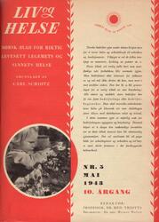 Forsiden av Liv og Helse nr.5 1943.
