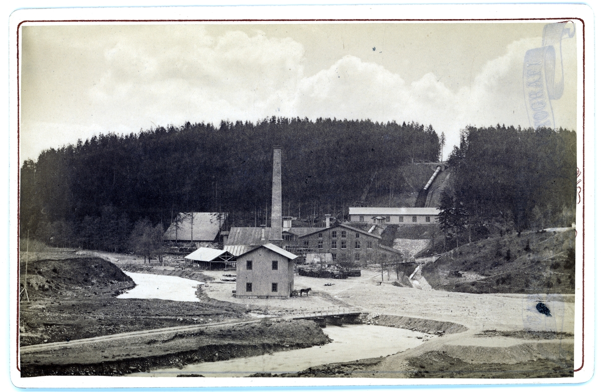 Enligt text skrivet på kopian: "Munkedal, bruket omkr. 1880".