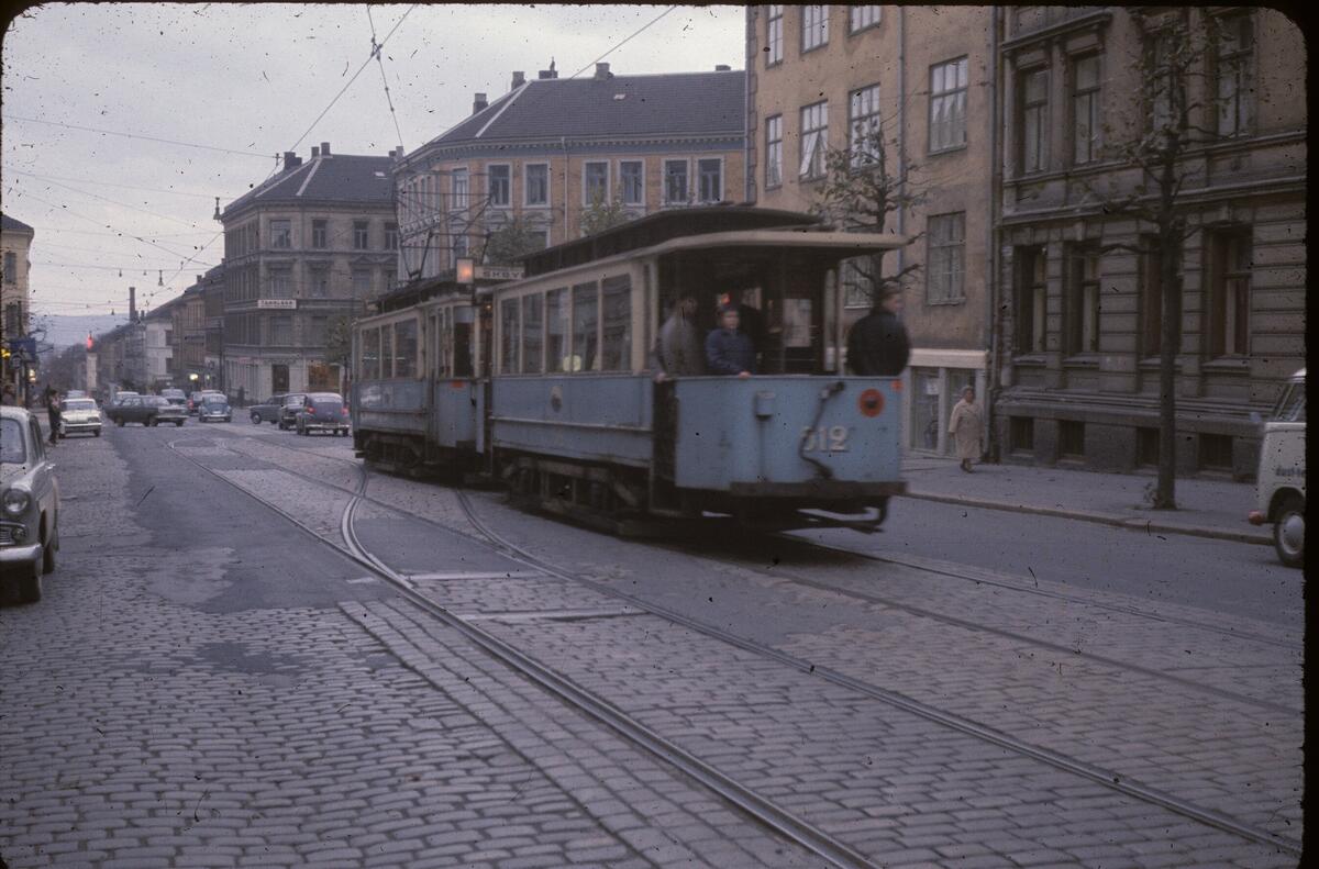 Oslo Sporveier nr. 512 SS-vogn fotografert på Torshov.