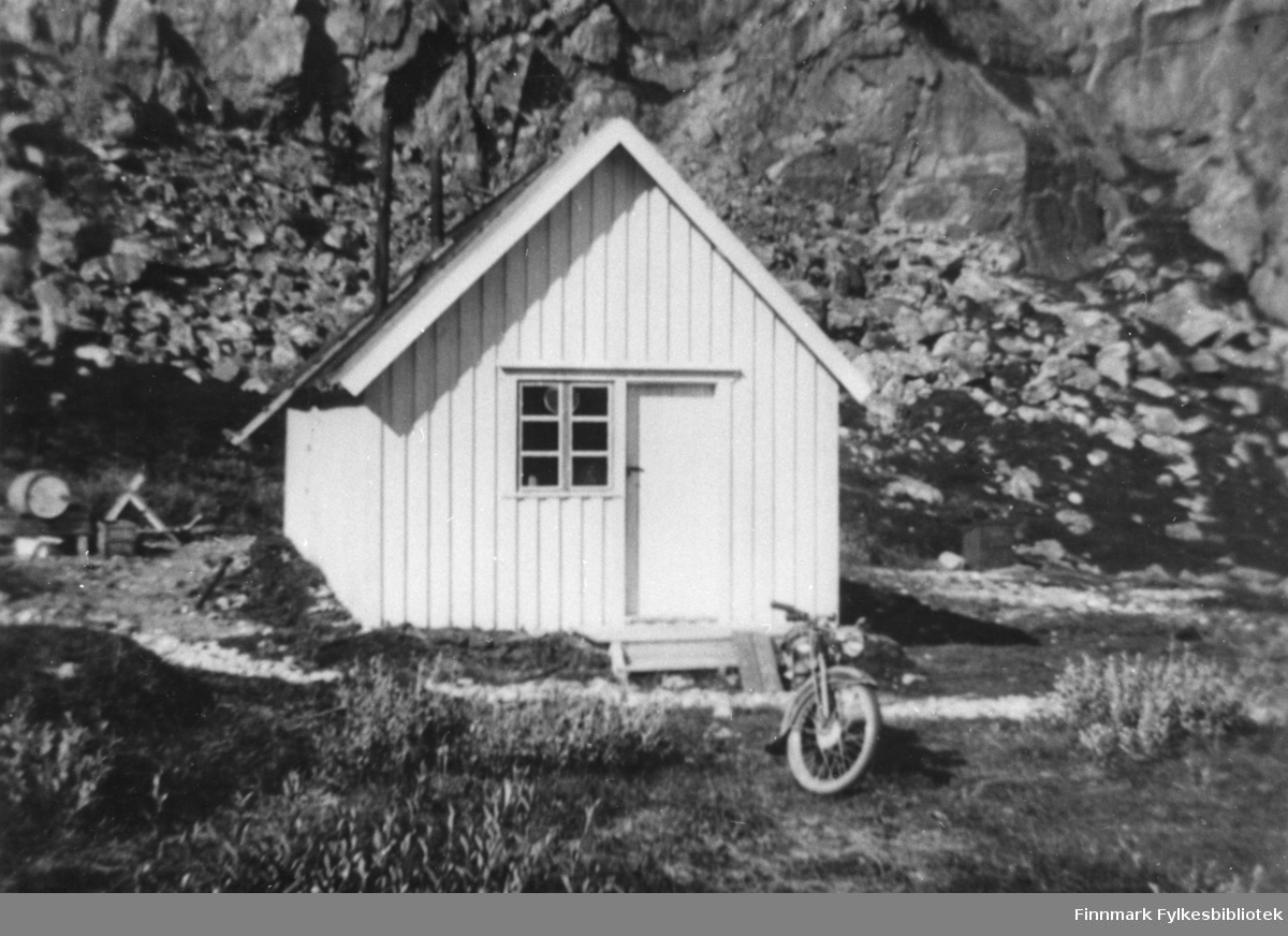 Krokvik brakka i Laksefjord, her bodde Kristian Sørensen i 1939.
