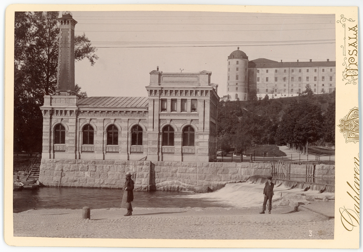 Kabinettsfotografi - Pumphuset, Uppsala 1890