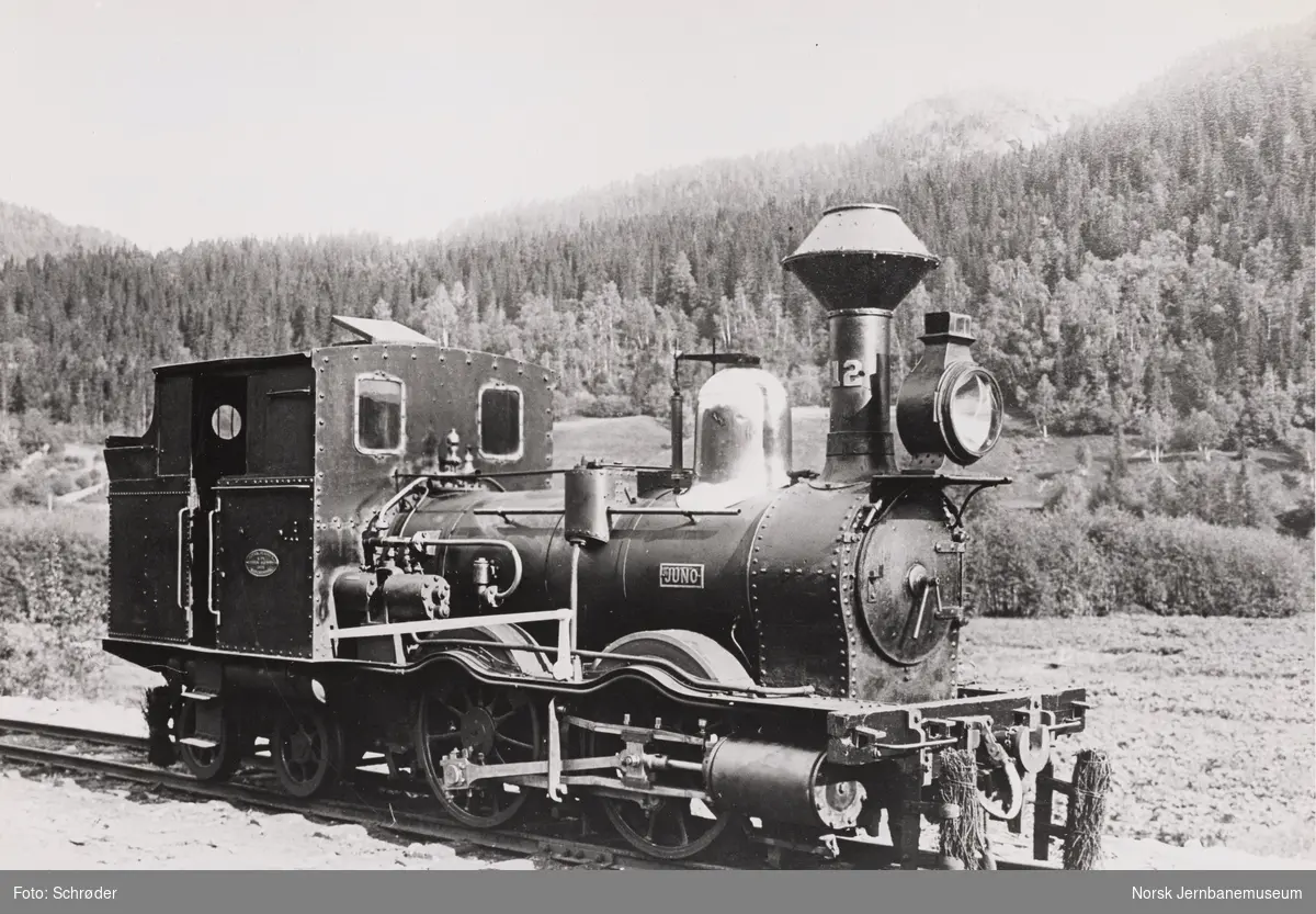 Rørosbanens damplokomotiv type VI nr. 12 "Juno"