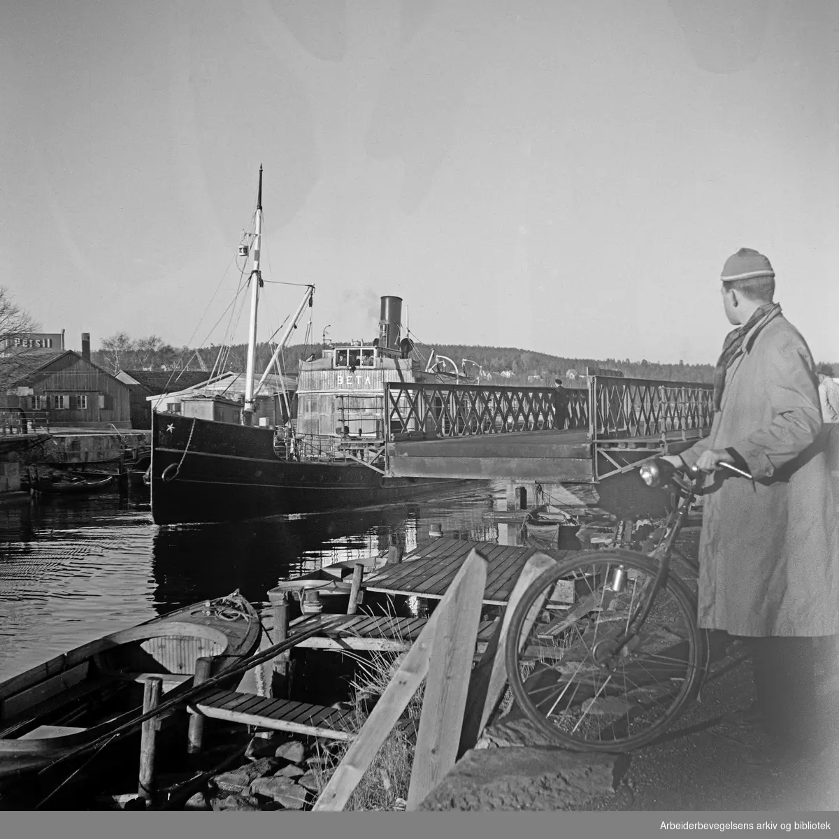 Fergekaia i Horten. 1948.