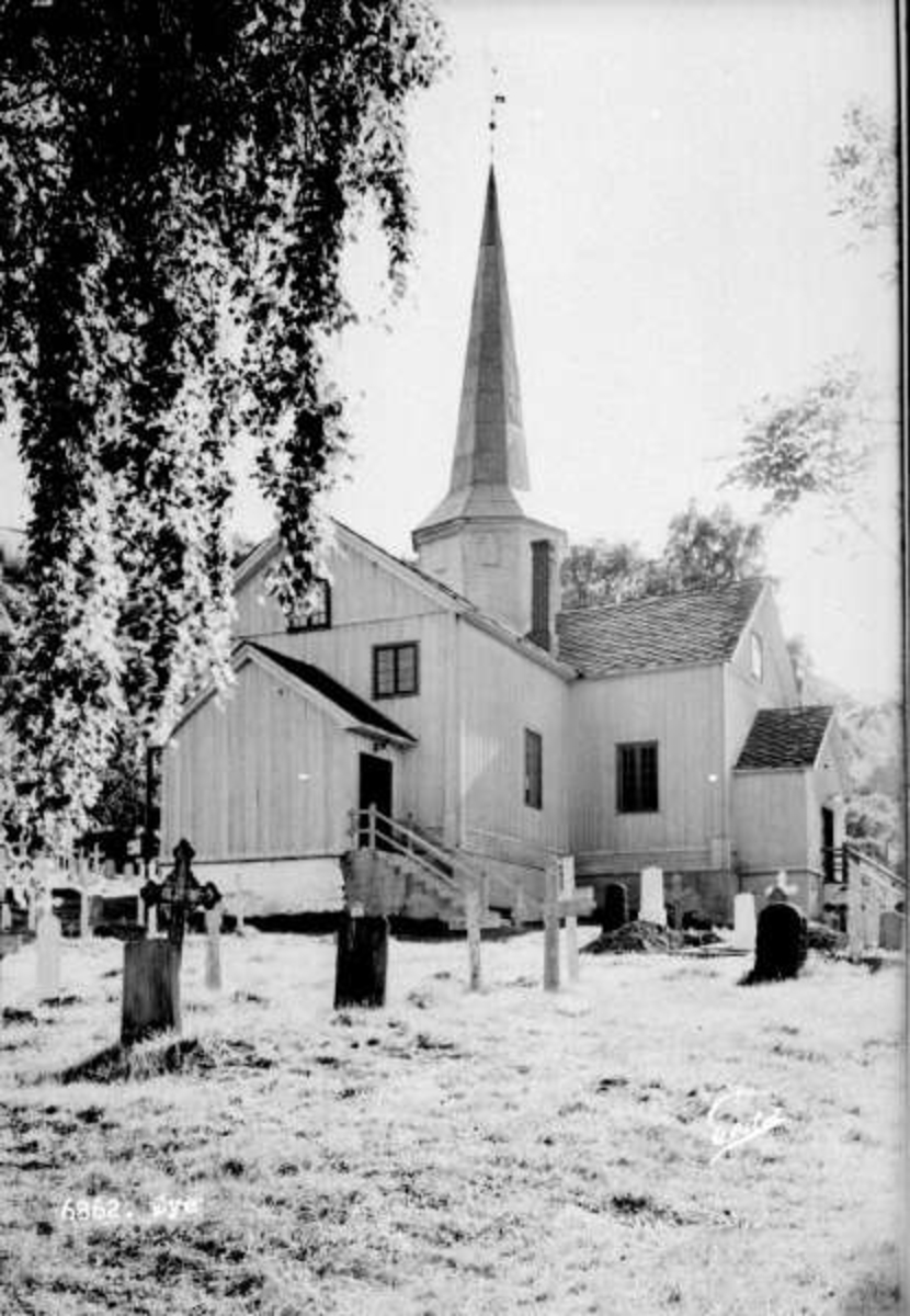 Øyer. Øyer kirke 1929.