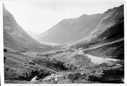 Landskap, fjellparti, høyde, ås, pass, dal