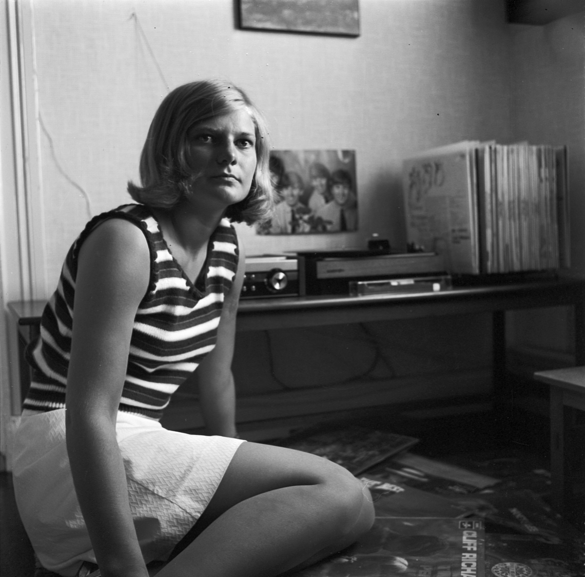 Lena Gunnarsson, "grej till träffen", Tierp, Uppland 1969