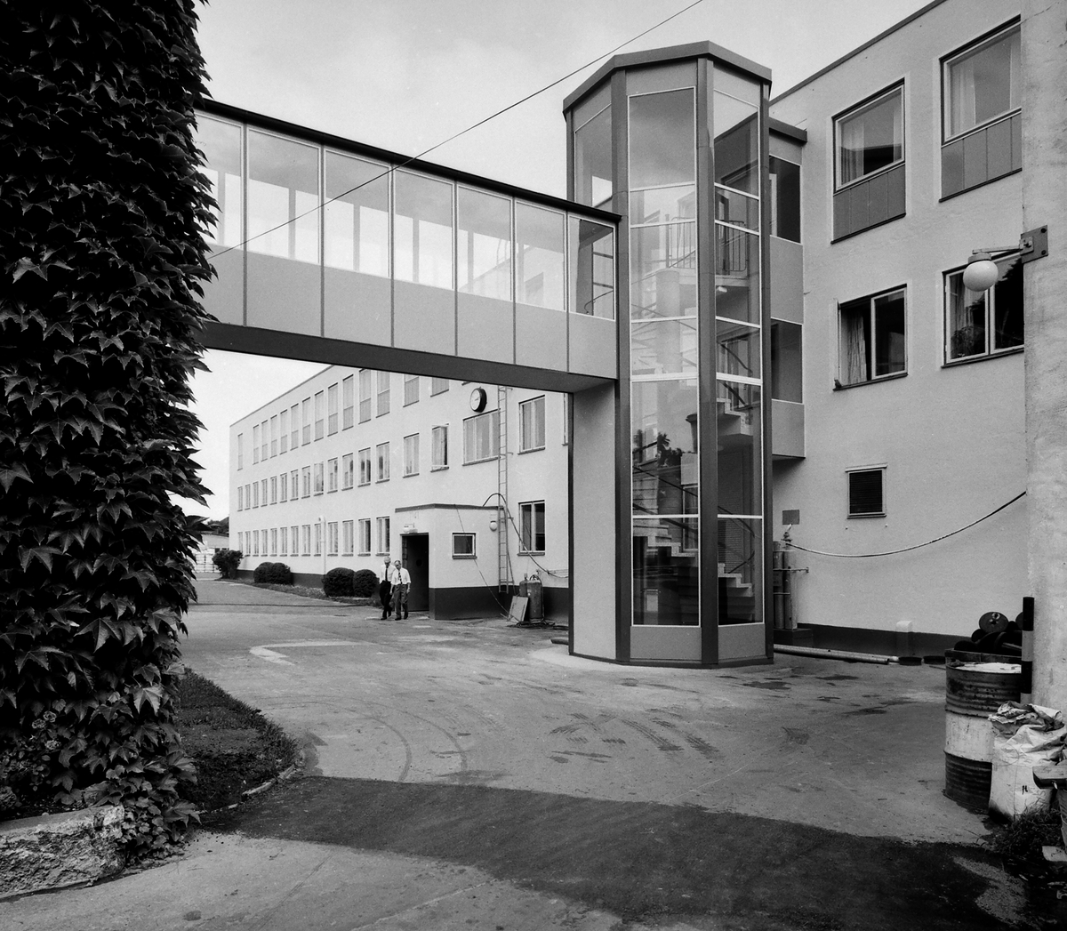 Wahlbecks nya kontorsbyggnad , 1963. Nu Ebbe park.