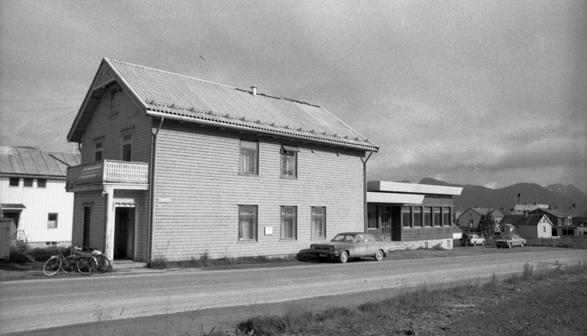 Sortland gamle telebygg, Vesterålsgata 1976