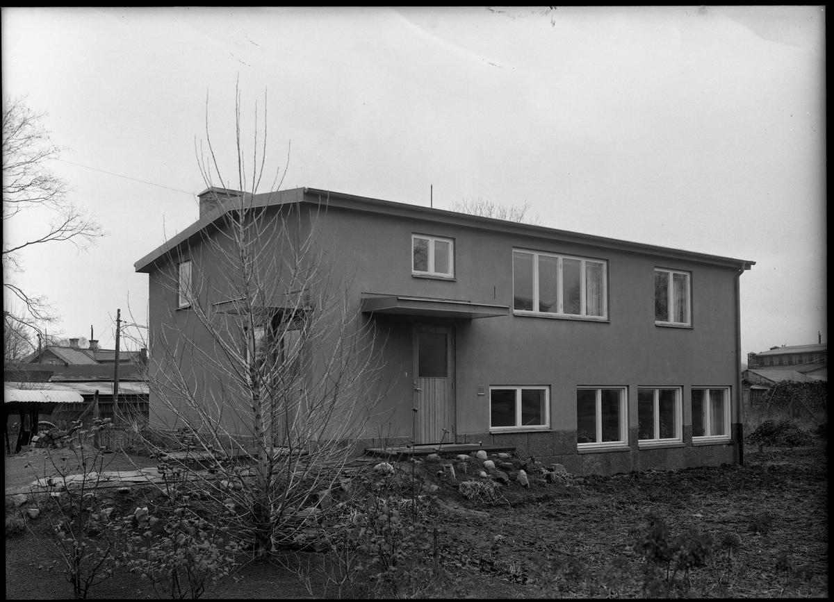 Vaktmästarebostad och matsal på Drabant, Göteborgsvägen. 1940/50