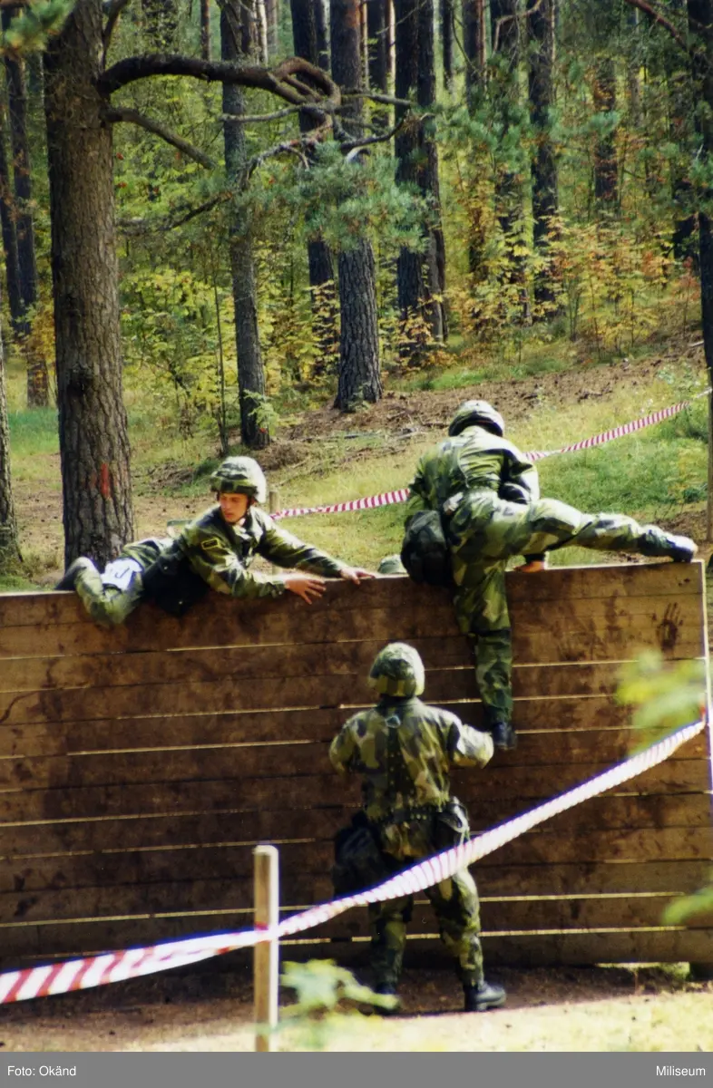 Gruppfälttävlan, Ing 2. Hinderbana. - Miliseum / DigitaltMuseum