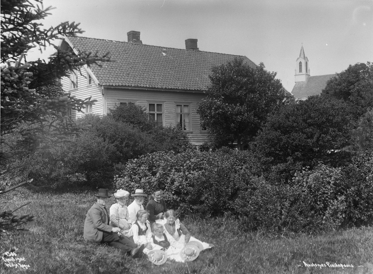 Haugesund - Avalsnæs Prestegaard 21.juli 1902