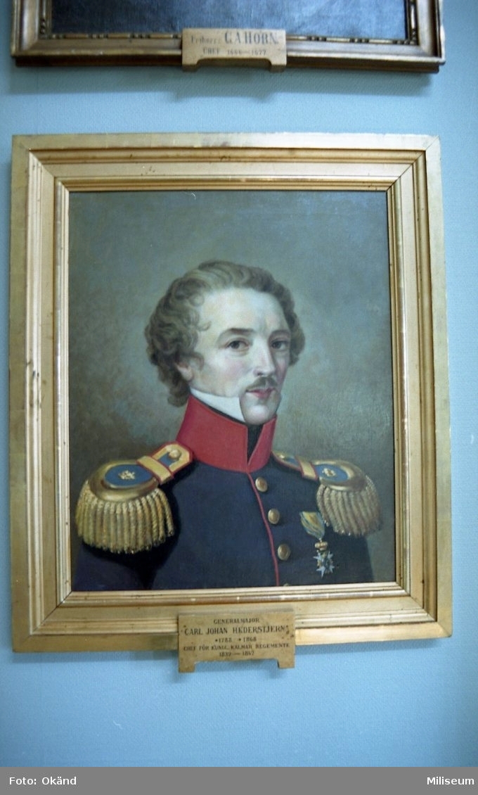 Porträtt av Carl Johan Hederstjern.