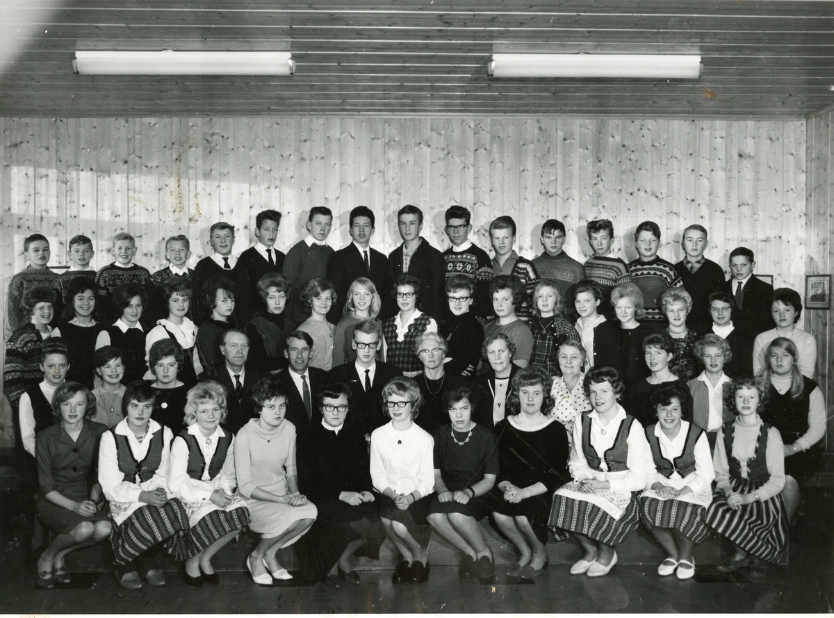 Vestre Slidre framhaldsskule, 1964/65
