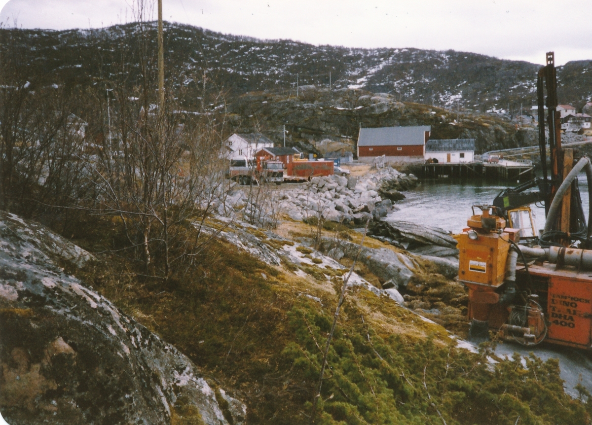 Anleggsarbeid i Skrolsvik 1998